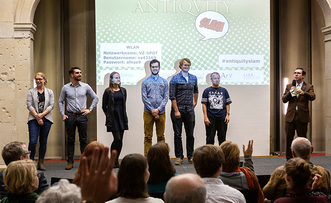 3. Berliner Antiquity Slam / EXC Topoi 2018 / Foto: Juergen Mongenroth 3. Berliner Antiquity Slam / EXC Topoi 2018 / Foto: Juergen Mongenroth